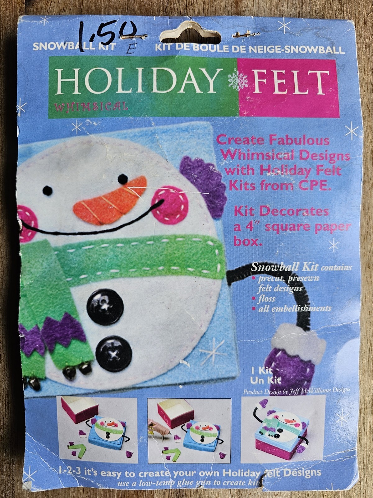 CPE Whimsical Holiday Felt- Snowball Kit