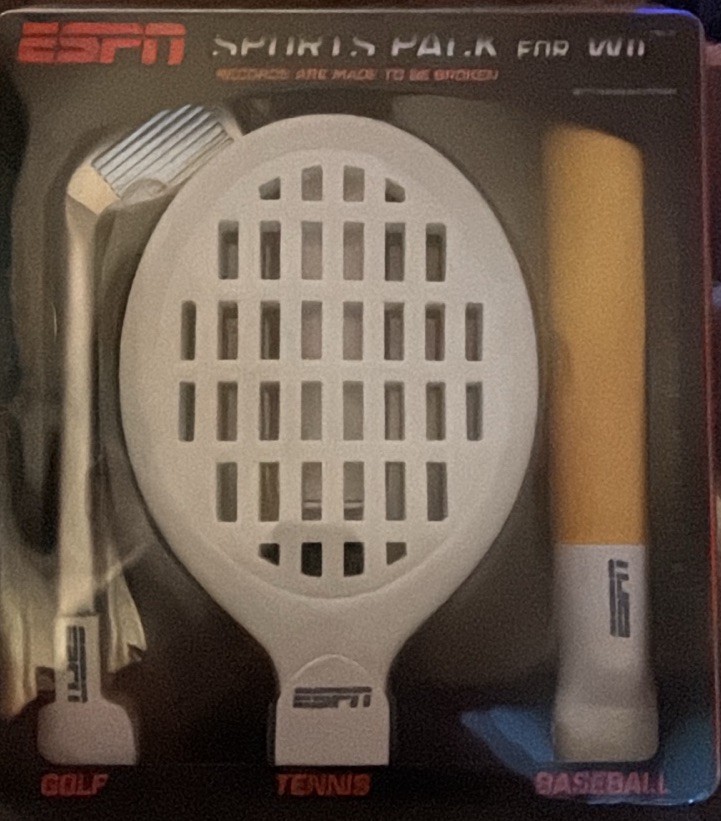 ESPN Sports Pack for Wii - Golf Tennis Baseball With Holder NEW In Box!