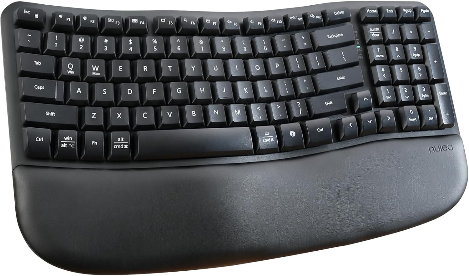 Nulea RT08 TK52A Wireless Ergonomic Wave Keyboard – 2.4GHz, Comfort Design