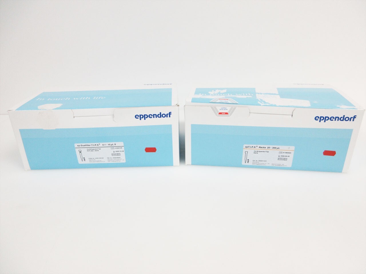 MIXED LOT EPPENDORF BOX PIPETTE TIPS NINE UNITS 0030078500 SIX UNITS 0030075573