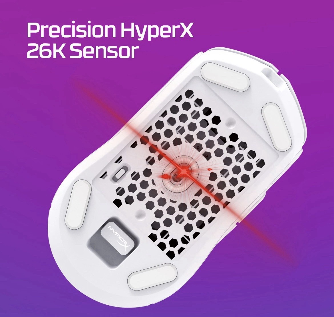 HyperX Pulsefire Haste 2 - Wireless Gaming Mouse (White)