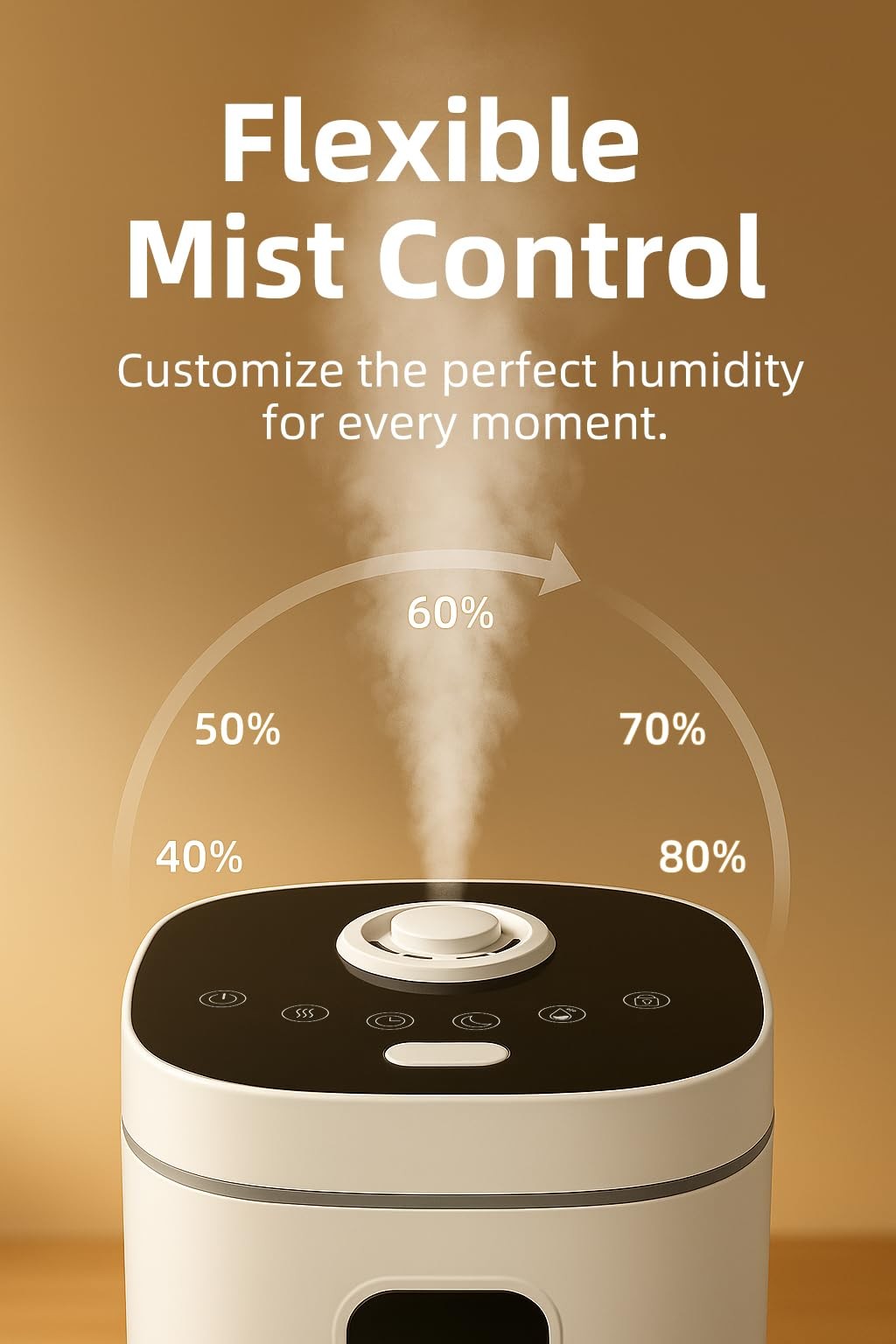 Xamatts Stainless Steel Humidifier 3.3L/0.87Gal Warm Mist Steam Humidification