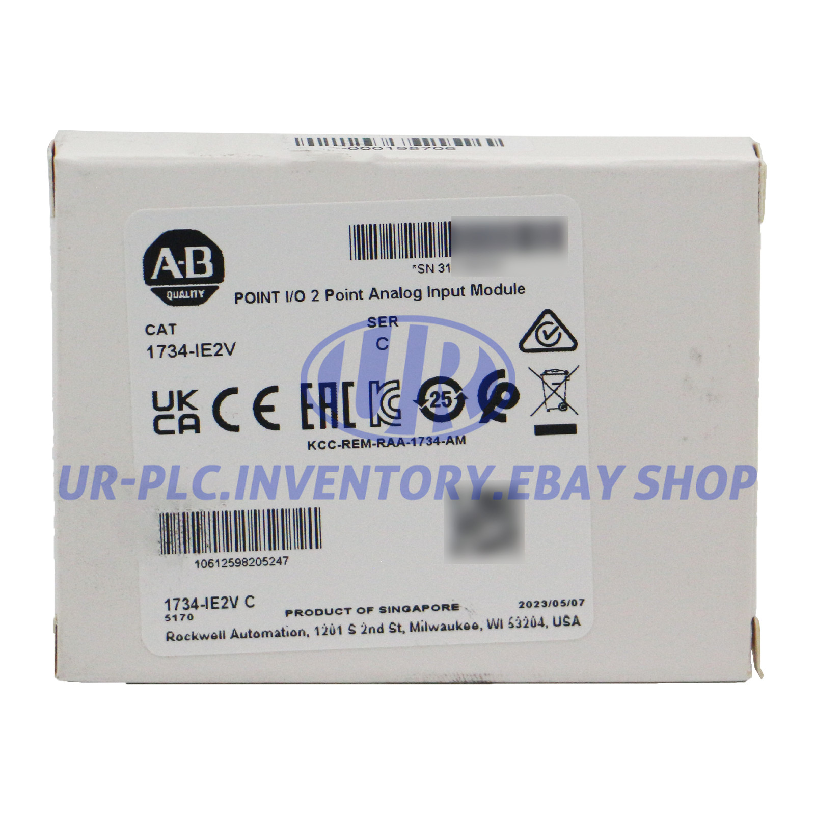 New Allen Bradley 1734-IE2V POINT I/O 2 Point Analog Input Module