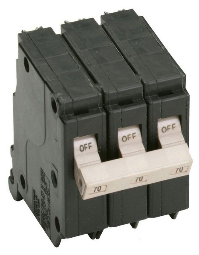 NIB - Eaton - CH370 - Eaton Thermal Magnetic Circuit Breaker, 70A, 240V