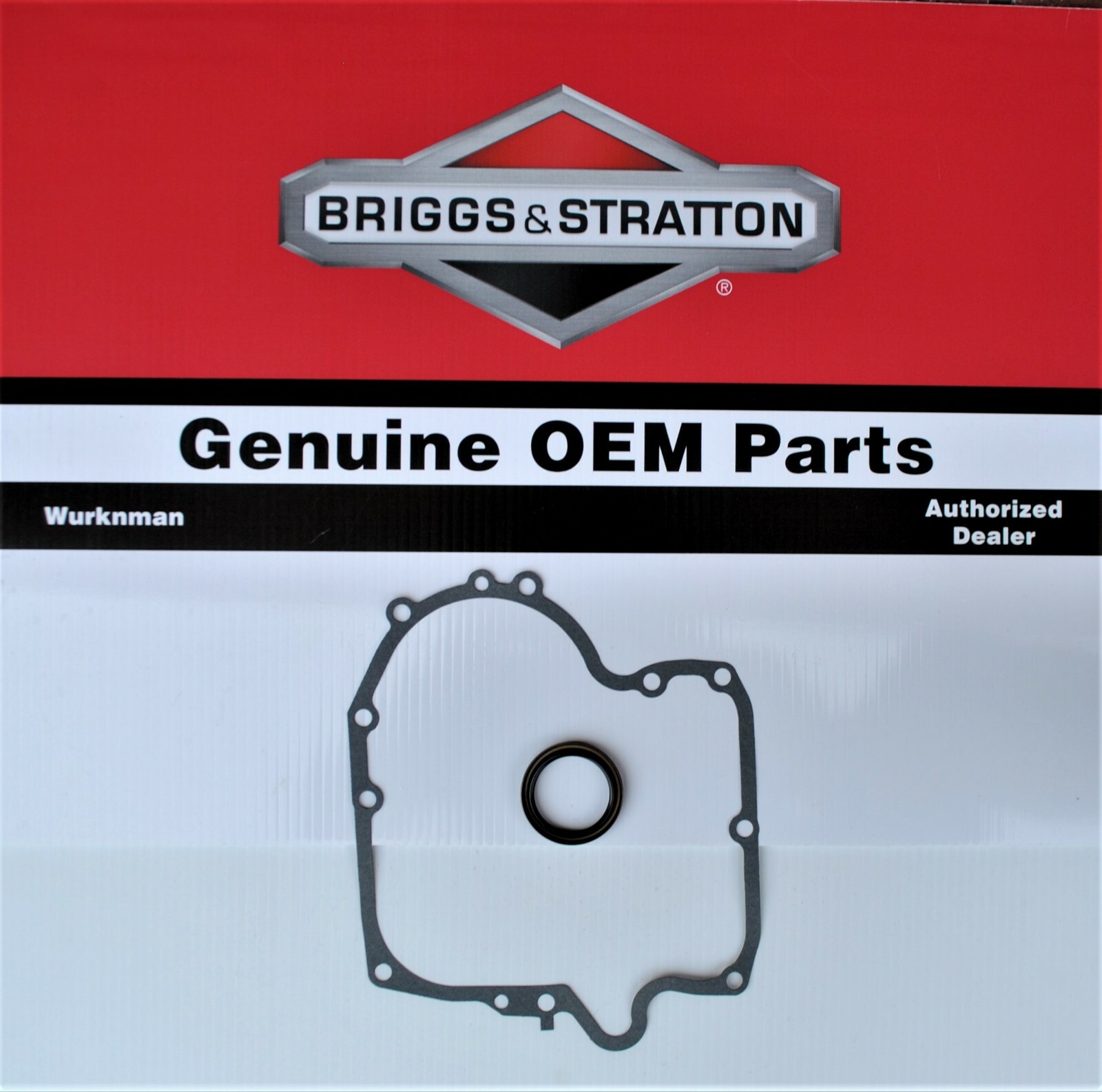 BS4  Genuine OEM Briggs & Stratton  697110 & 795387 Crankcase Gasket  Oil Seal
