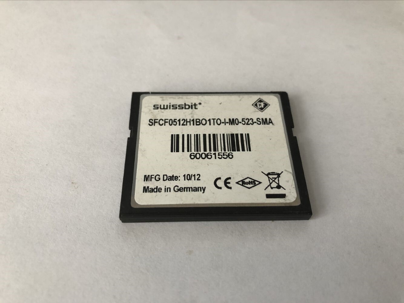 Swissbit 512MB industrial CompactFlash CF Memony Card