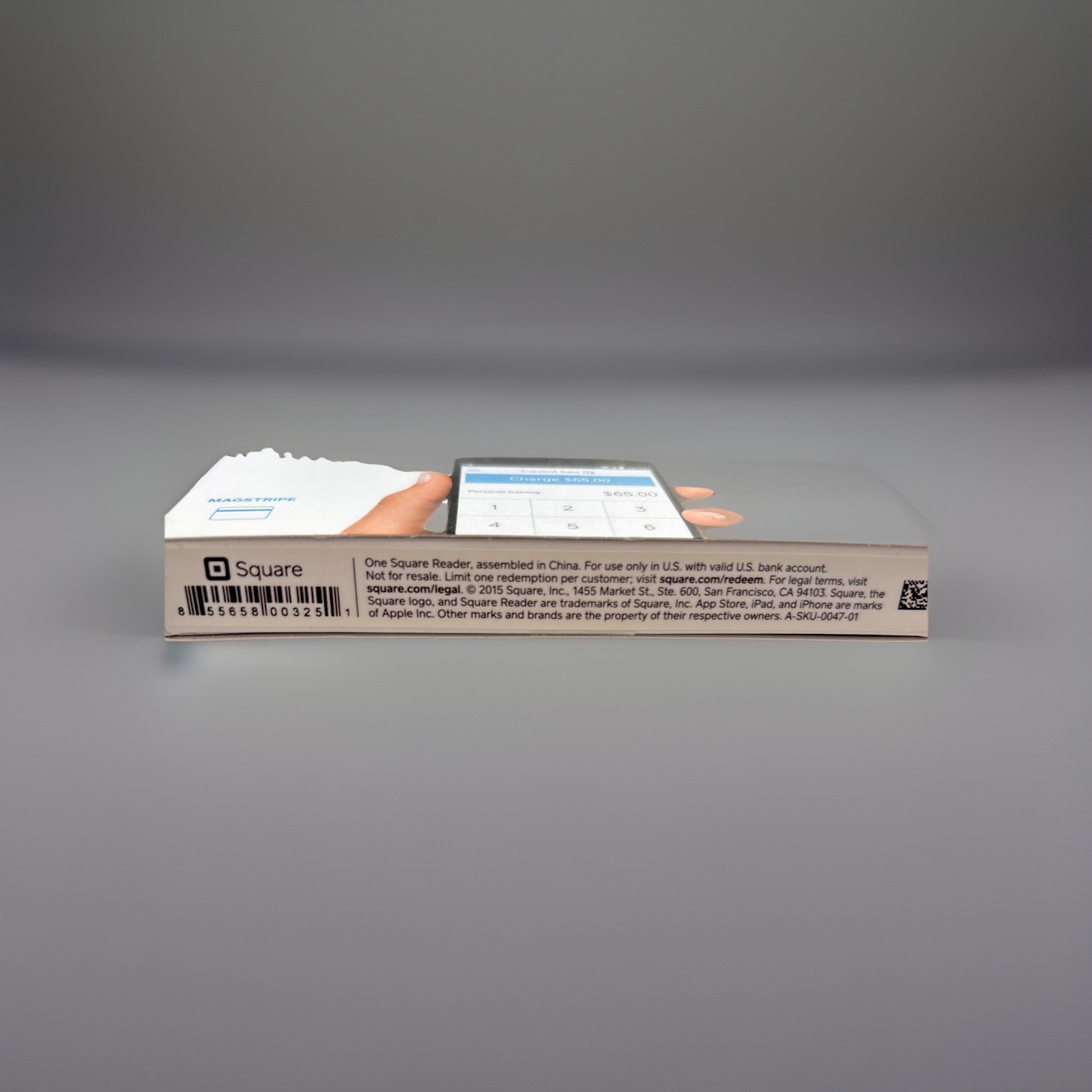 New Sealed, Square Reader for Magstripe (with headset jack) - White