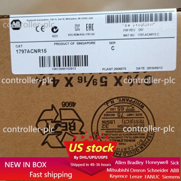 Genuine  Allen-Bradley 1797-ACNR15 Redundant Media Adapter   US Free Tax