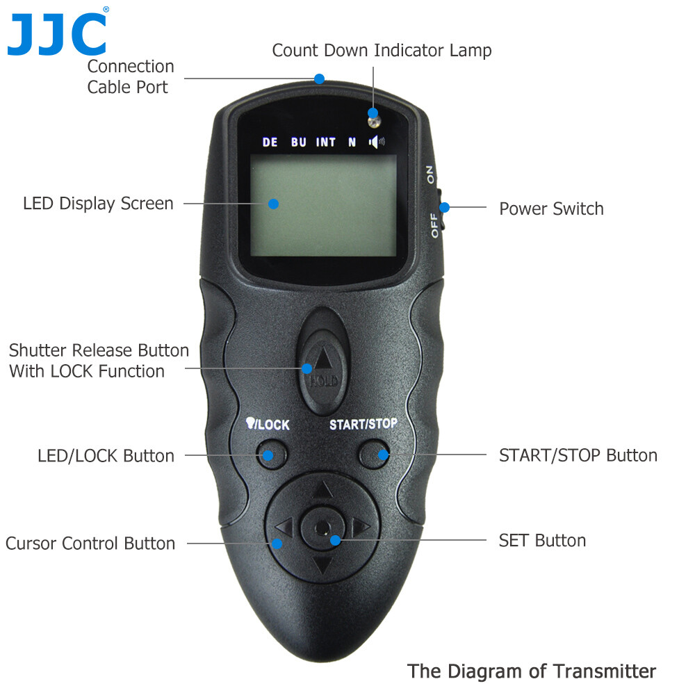 Timer Remote Control for Olympus OM-1 OM-D E-M5 Mark III, E-M1 Mark II III E-M1X