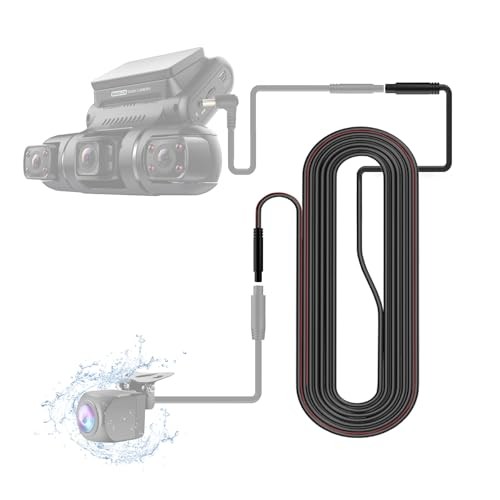 Rearview Camera 18ft Extension Cable for D90/D90-4CH-MINI/J20/J30/H5 Dash