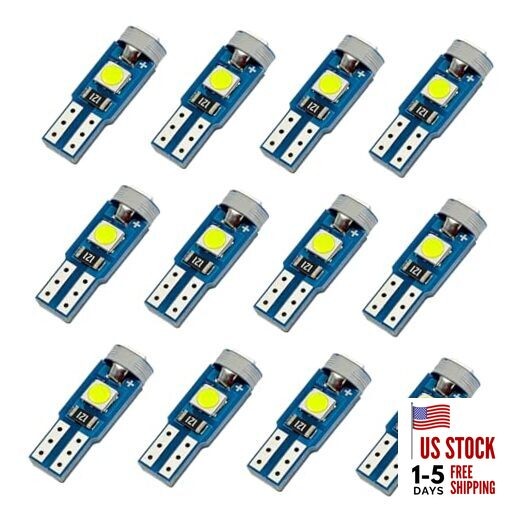 Automotive Universal T5 12V LED Bulbs, 74 73 37 2721 LED Bulb Compatible White