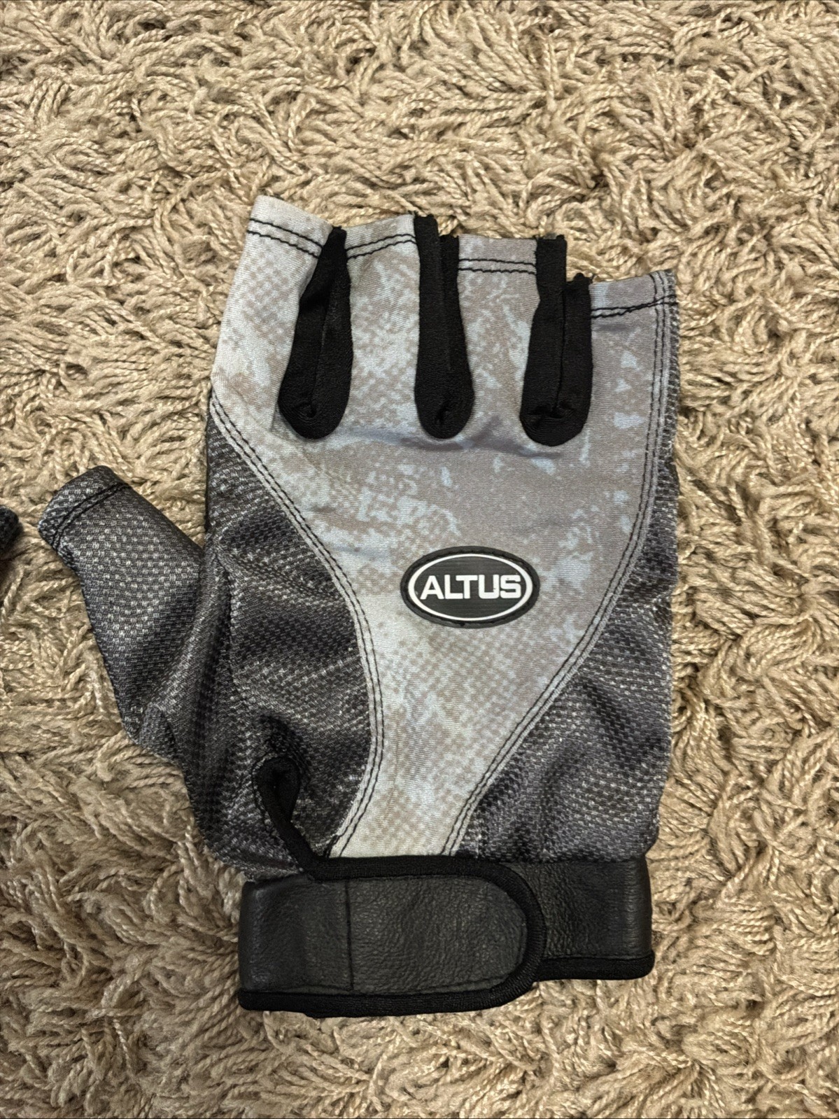 Workout Gloves Mens XL Weight Lifting Gym Training Cycling Padded Palms By Altus