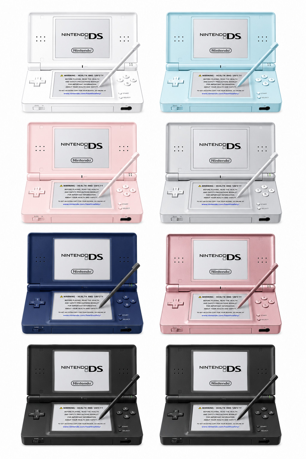 Nintendo DS Lite NDSL FREE Charging Cord Bonus Battery Stylus [Ships from AU]
