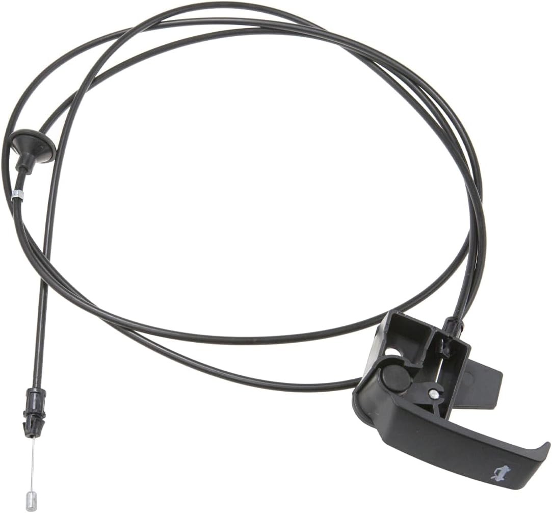 Hood Release Handle with Cable Compatible with Chevy Silverado 1500 2500 3500...