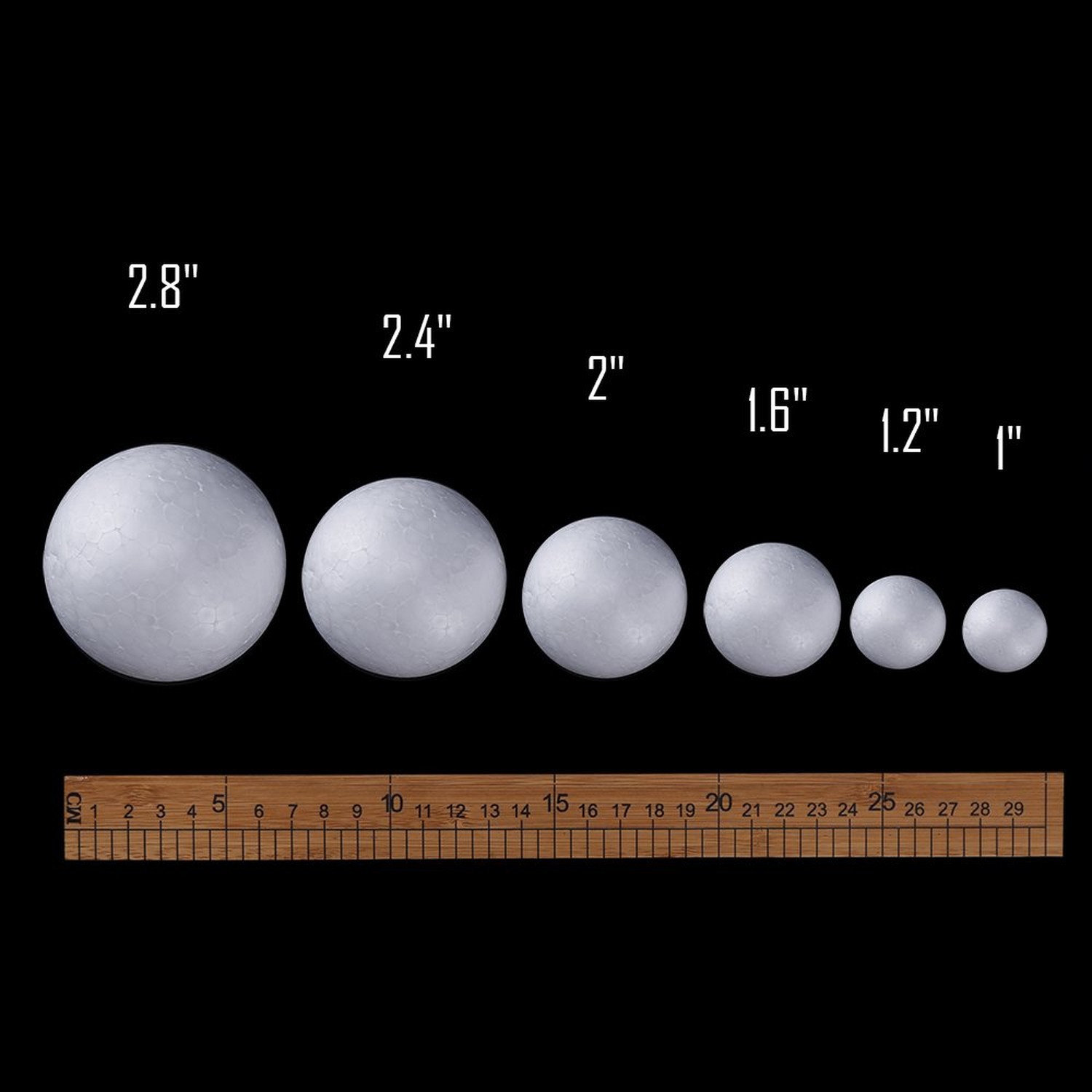 Pllieay Make Your Own Solar System Model with 14 Mixed Sized Polystyrene Sphe...