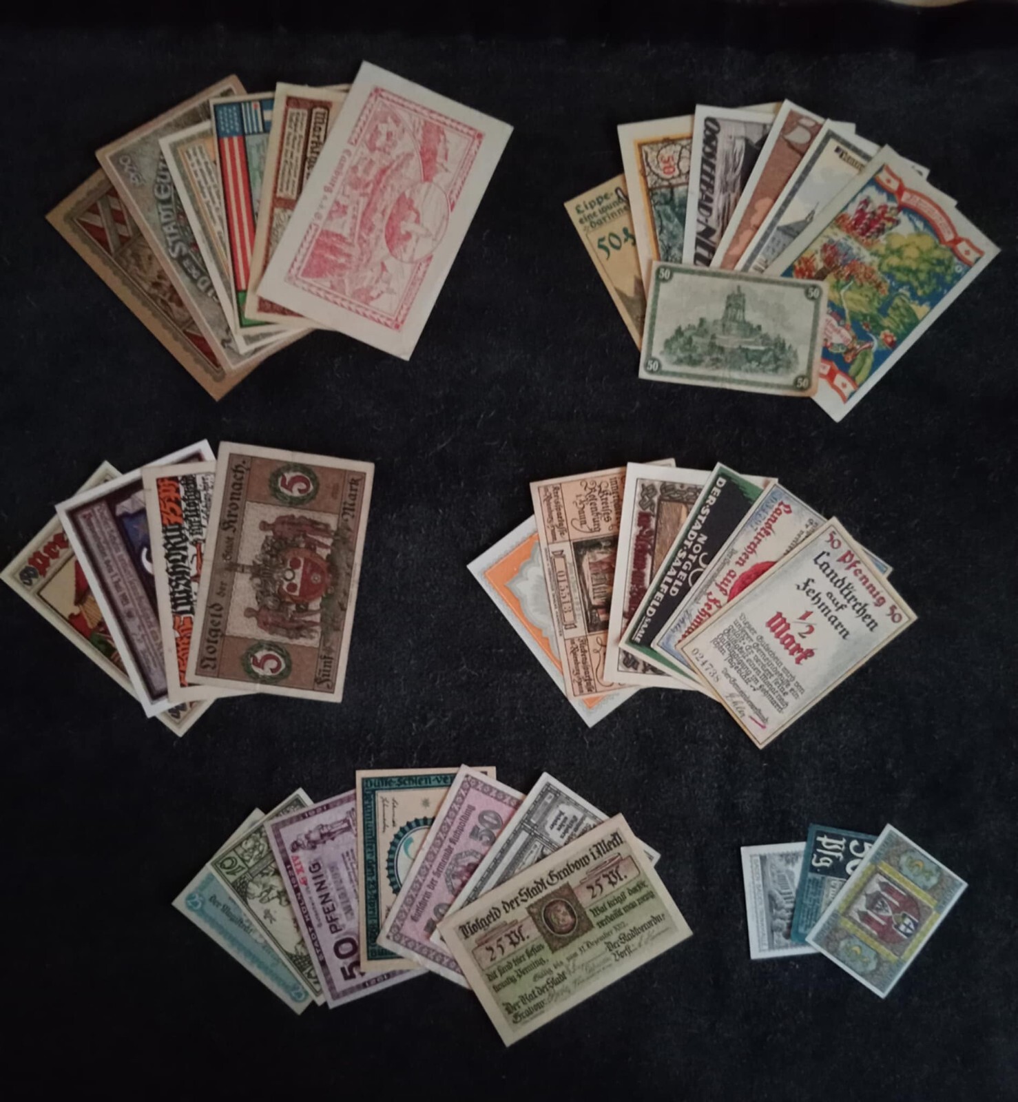 German Banknotes Pfennig Notgold x31 (Mint)