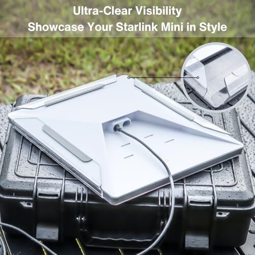 Transparent Protective Case for High-Impact Polycarbonate, 3 Starlink Mini