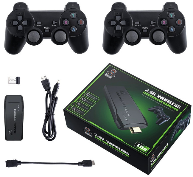4K Consola de Videojuegos HDMI Retro Inalambrica Con 20,000 Juegos Clasicos GIFT