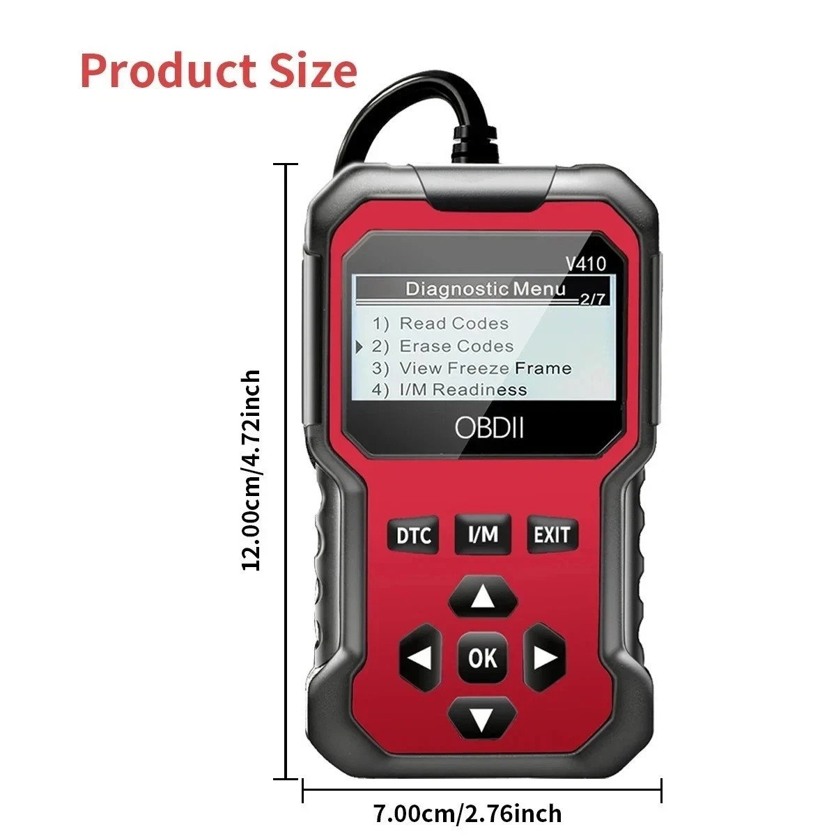 OBD2 Scanner OBD Code Reader Car Check Engine Automotive Fault Diagnostic Tool