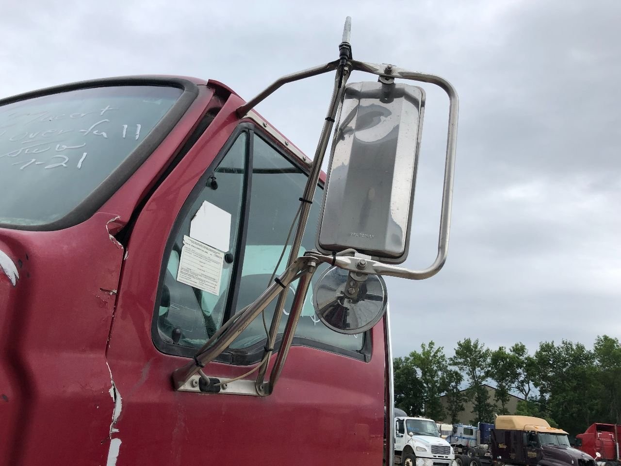1996-2010 Sterling L8513 STAINLESS Left/Driver Door Mirror - Used