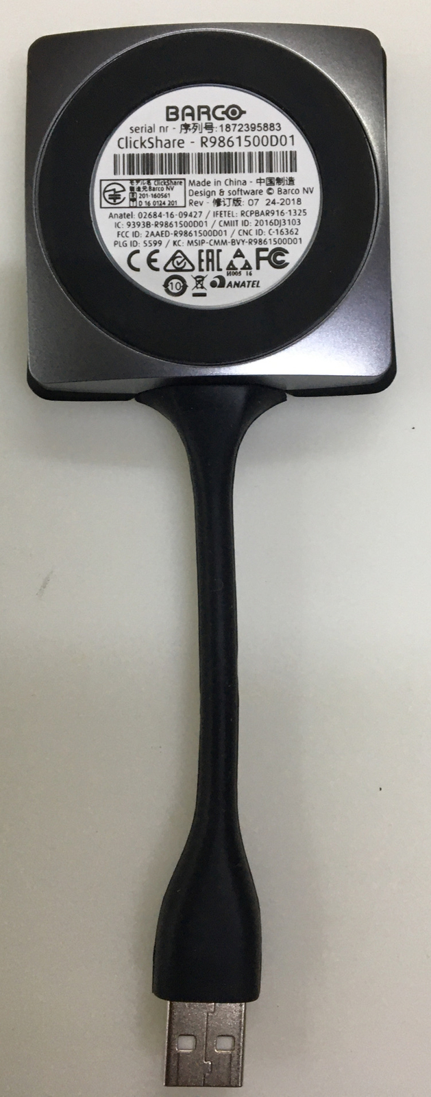 #Barco ClickShare Button R9861006D01 Usb Wireless Presentation for Clickshare