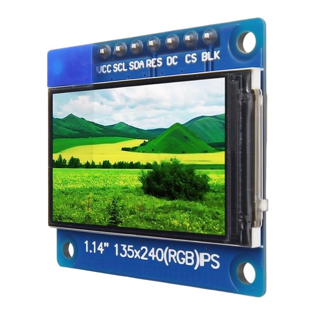 1.14 inch For SPI IPS Display Module Black Housing 30.4x28mm Dimensions