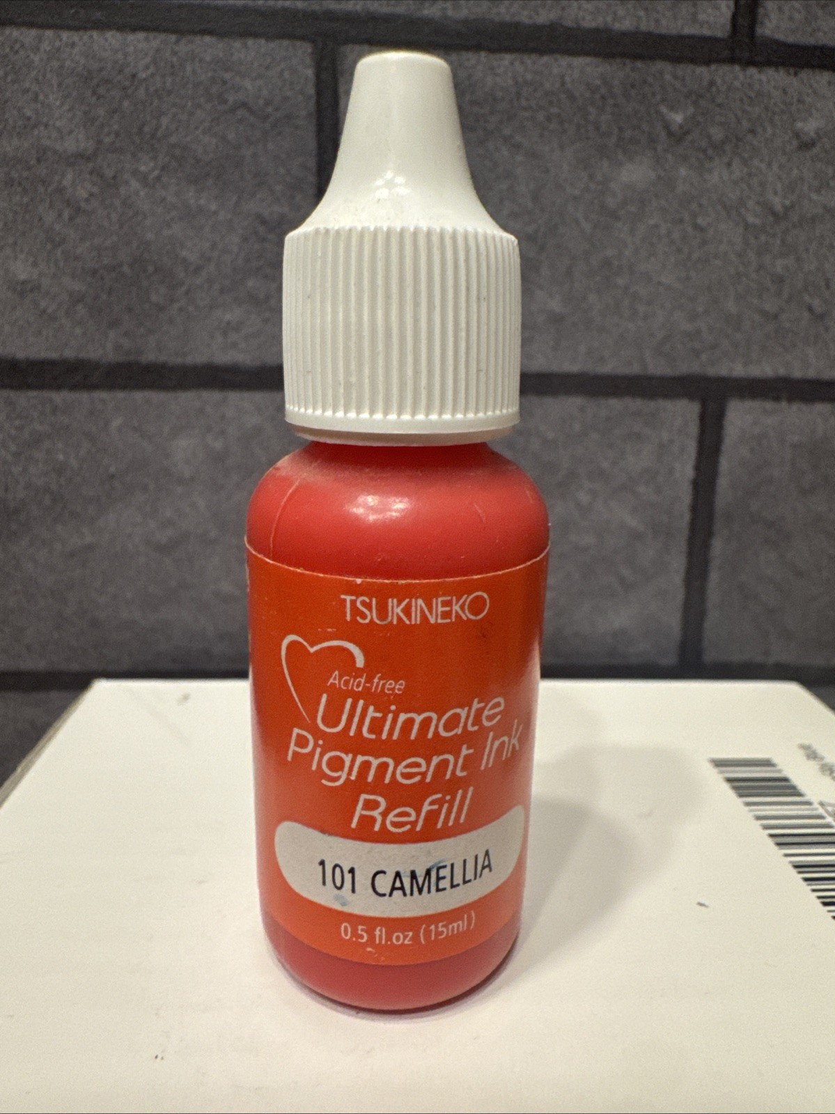 Tsukineko Reinker Dye Ink Refills for Rubber Stamping #101 Camellia