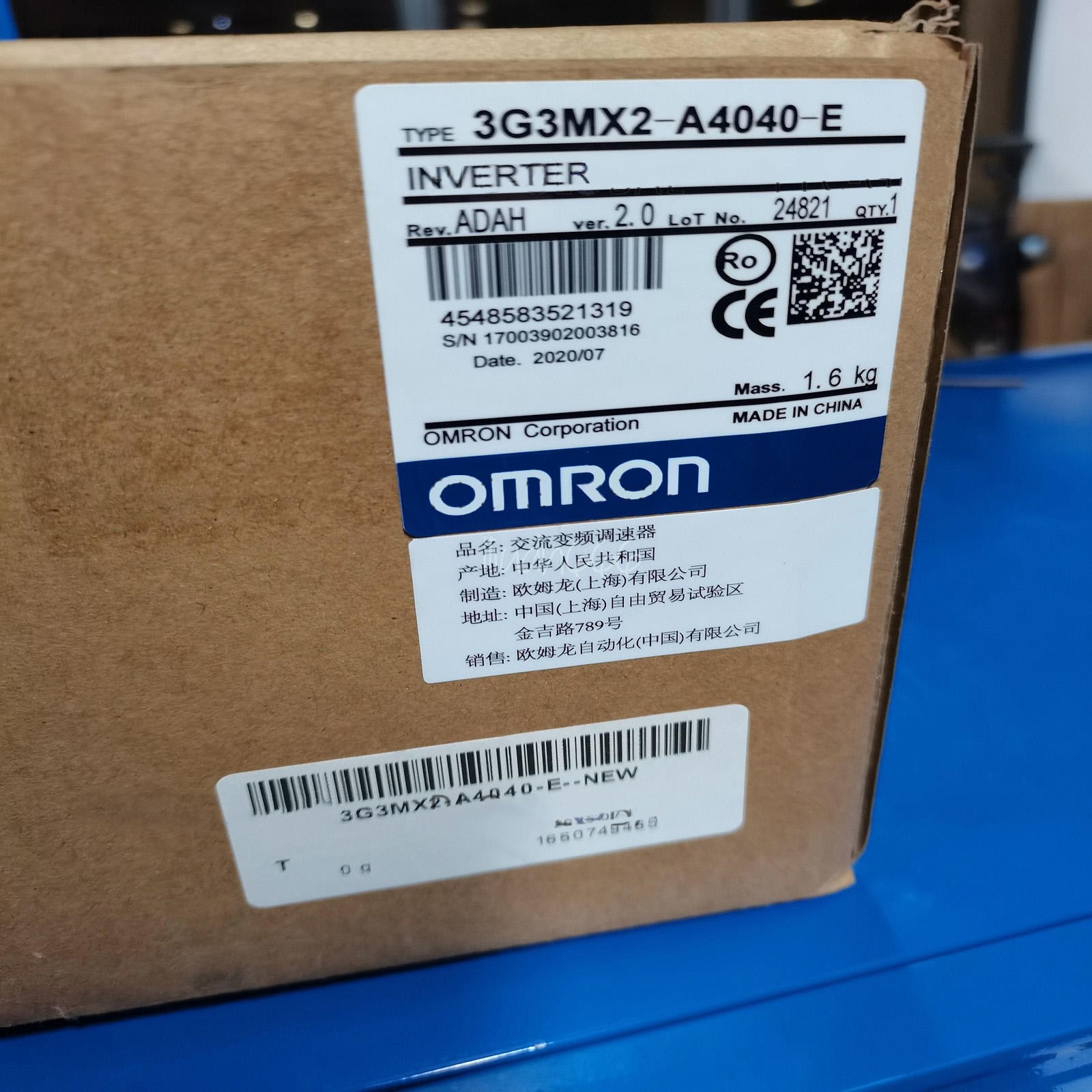 New 1PCS Omron 3G3MX2-A4040-E