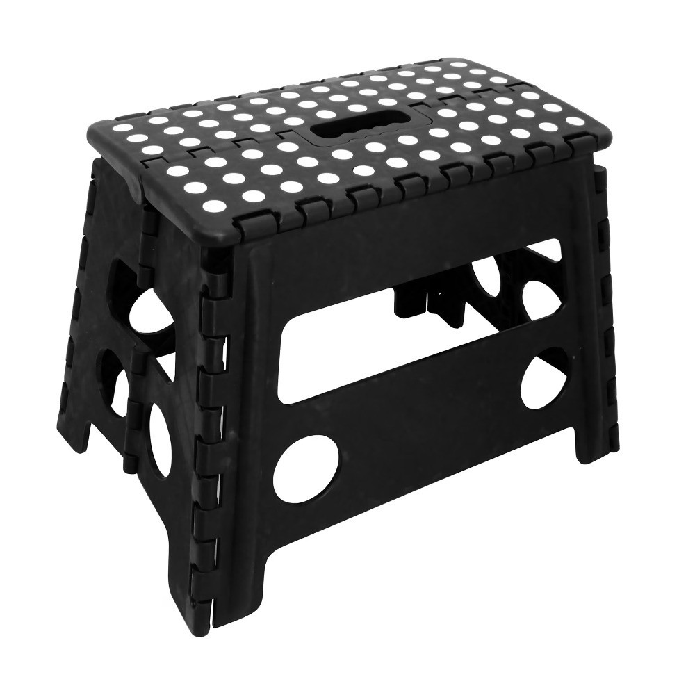 Extra Wide Folding Step Stool 12.7 Inch Non-Slip Surface Portable Safety Step