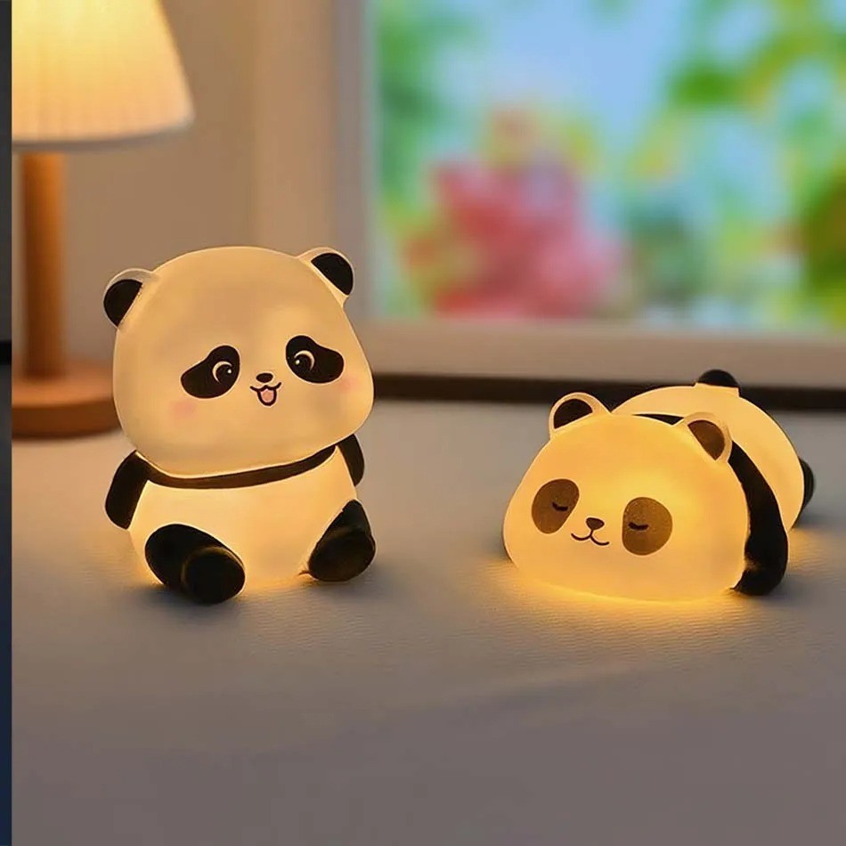 Panda LED Night Light Cute Animal Bedside Lamp Kids Room Decor Birthday Gift