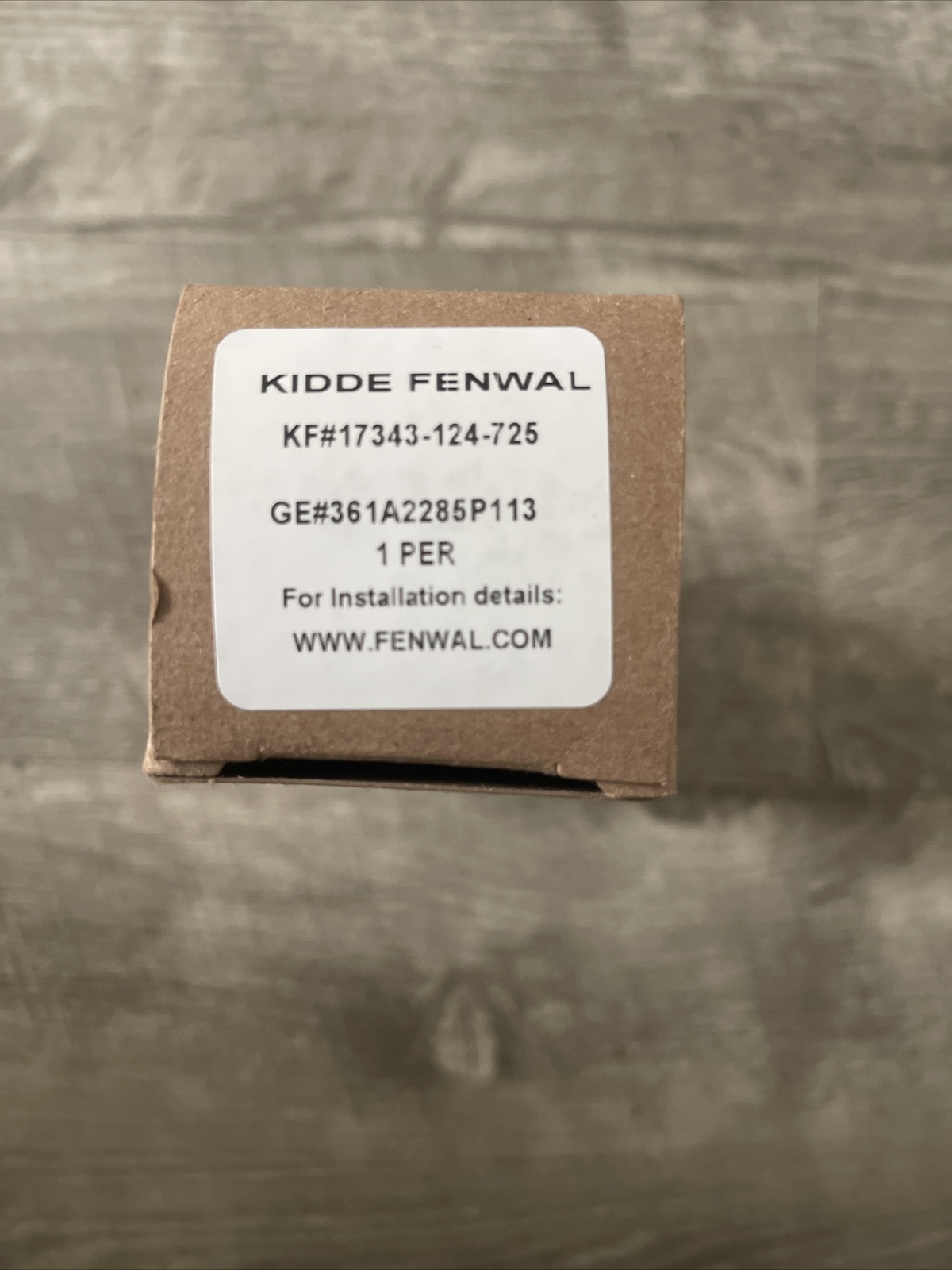 KIDDE FENWALL FLAME DETECTOR 17343-124-725
