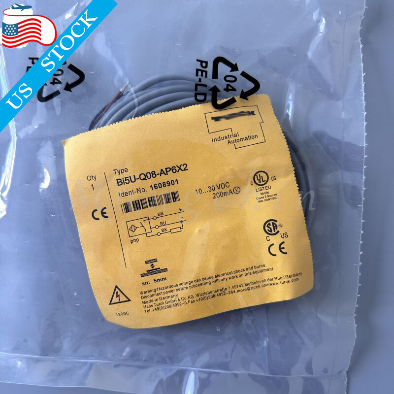 NEW For Turck BI5U-Q08-AP6X2 1608901 Inductive Proximity Switch Sensor