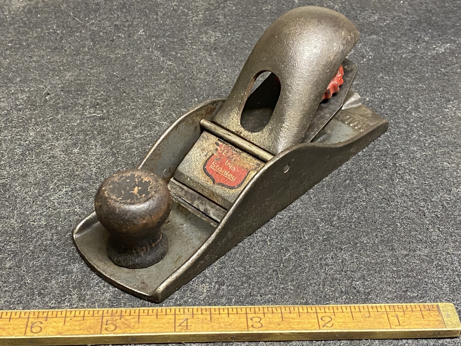 Vintage STANLEY "Defiance" No. 1247 Block Plane USA All Original With Label
