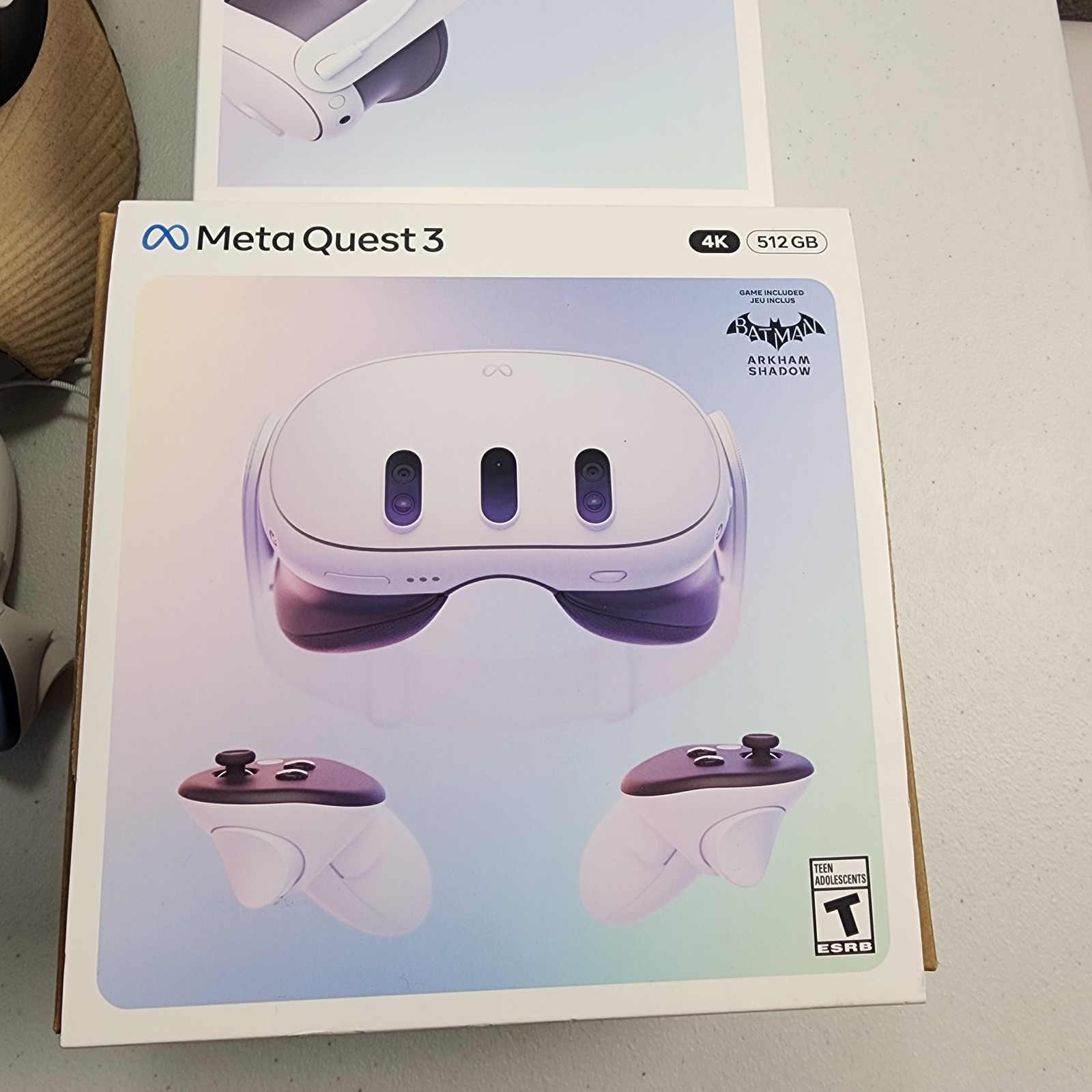 Meta Quest 3 512GB VR Headset + Elite Strap w/ Battery CIB Excellent Condition