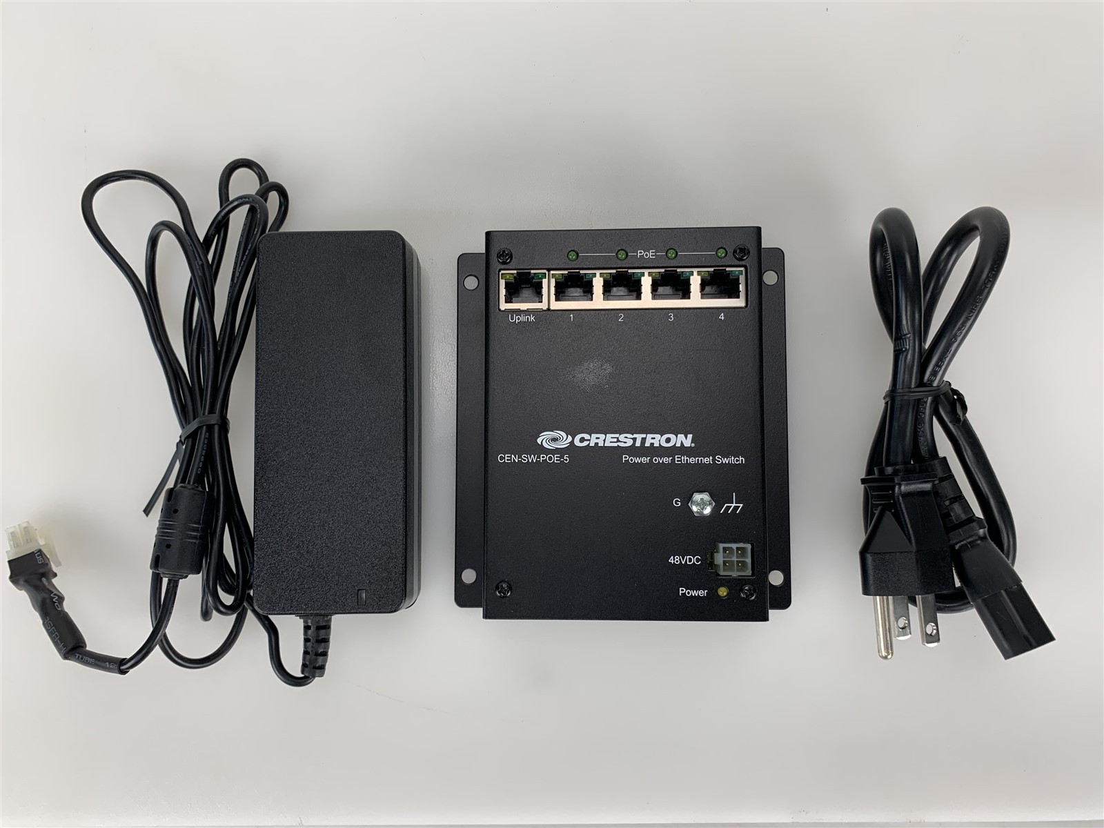 Crestron CEN-SW-POE-5 Power Over Ethernet Switch w/ Power Supply