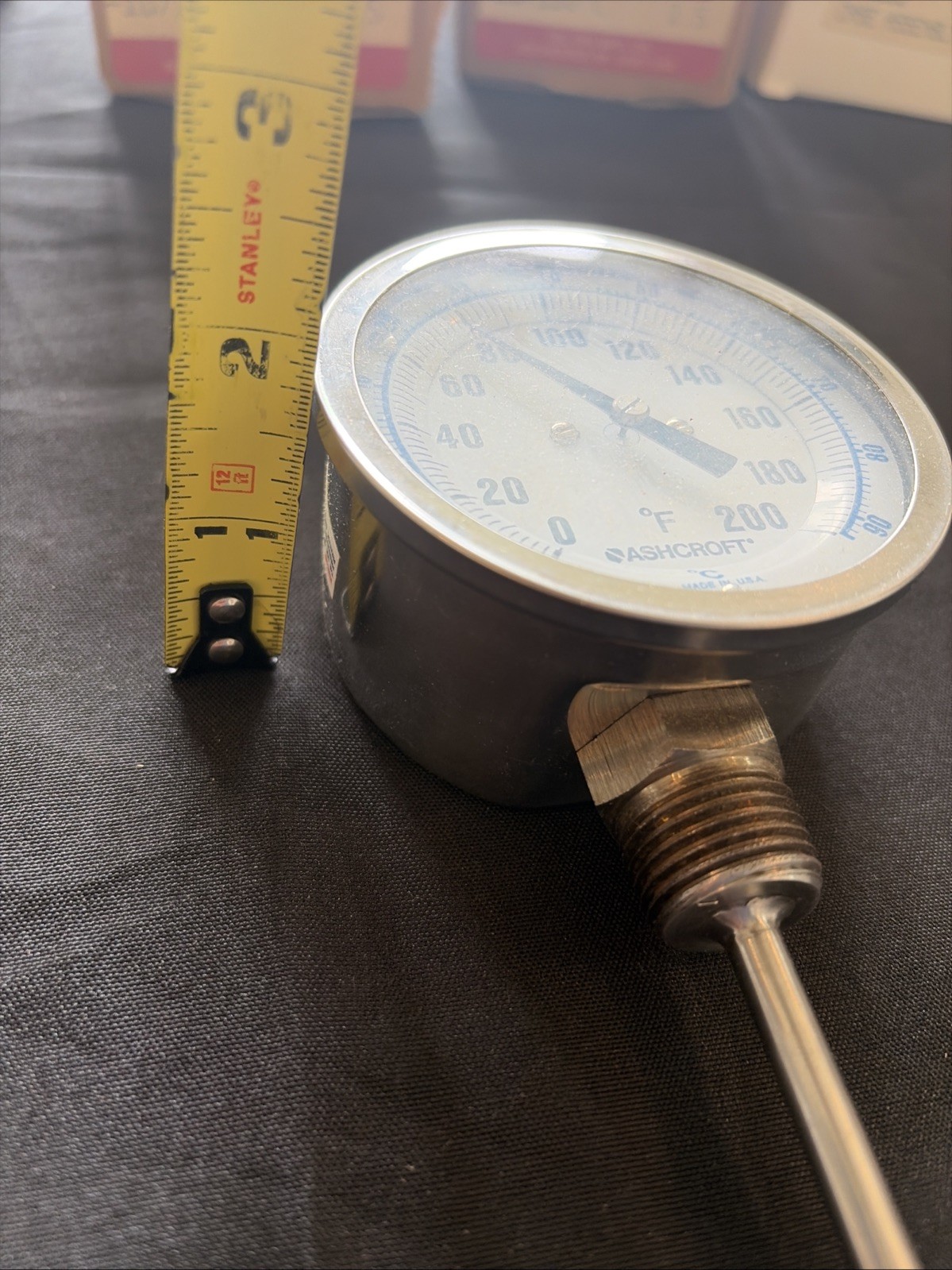 ASHCROFT 0-200 F Thermometer
