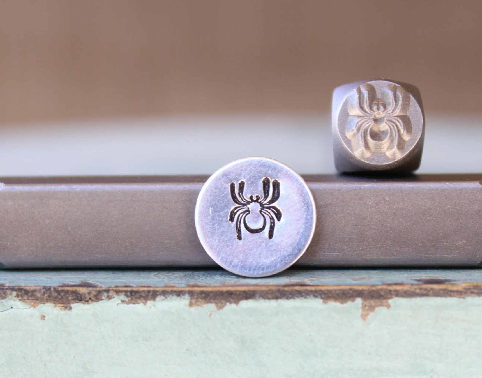 SUPPLY GUY 6mm Spider Metal Punch Design Stamp SGCH-478