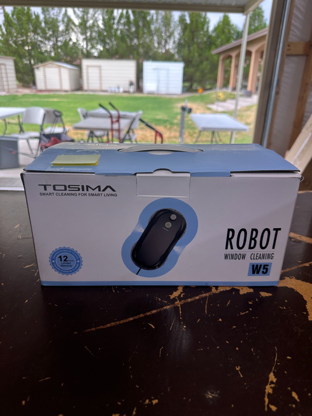 Tosima W5 Window Cleaning Robot, Dual Direction Auto-Spray Smart Window Cleaner