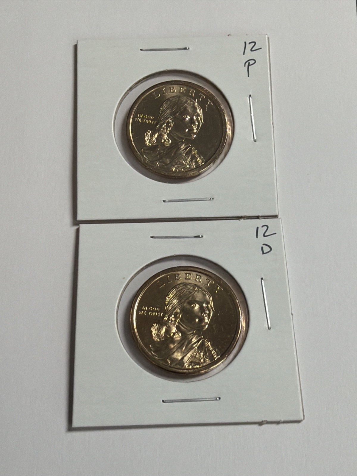 2012 P&D Native American Sacagawea Dollar Uncirculated Free Shipping