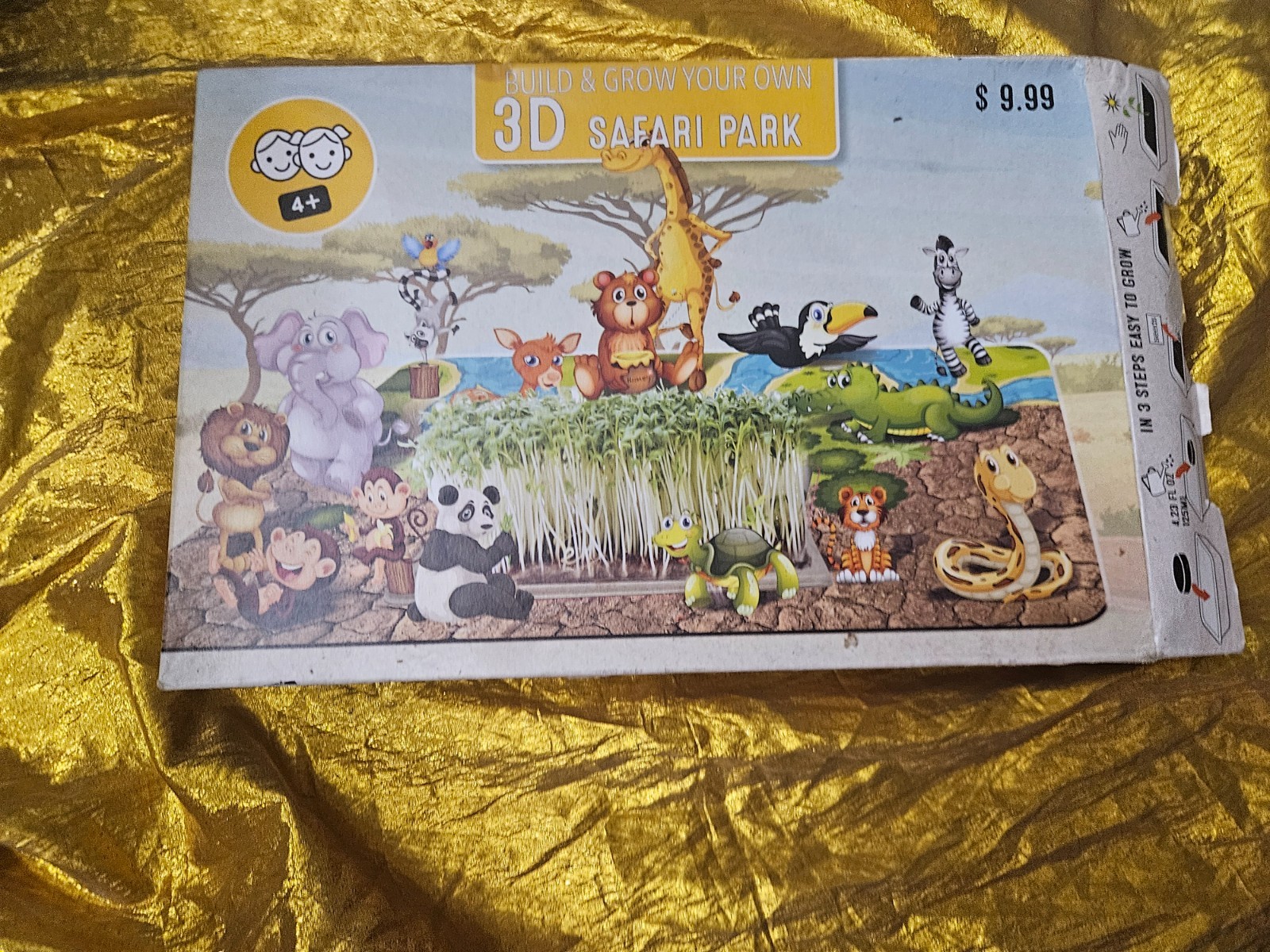 NEW - 3D 3-D SAFARI PARK - Build and & Grow Your Own Educational Nature Toy NEW!