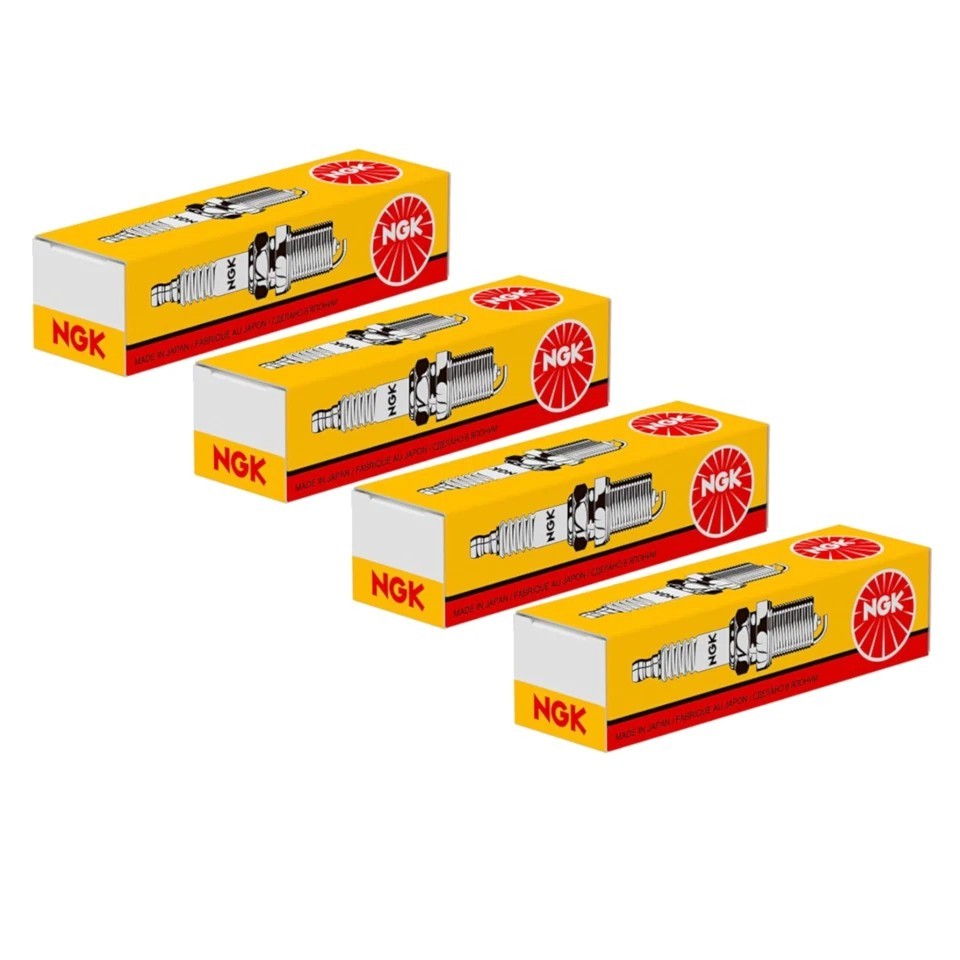4x NGK Spark Plug CR8E #1275 For Suzuki DR650SE (1996-2019)