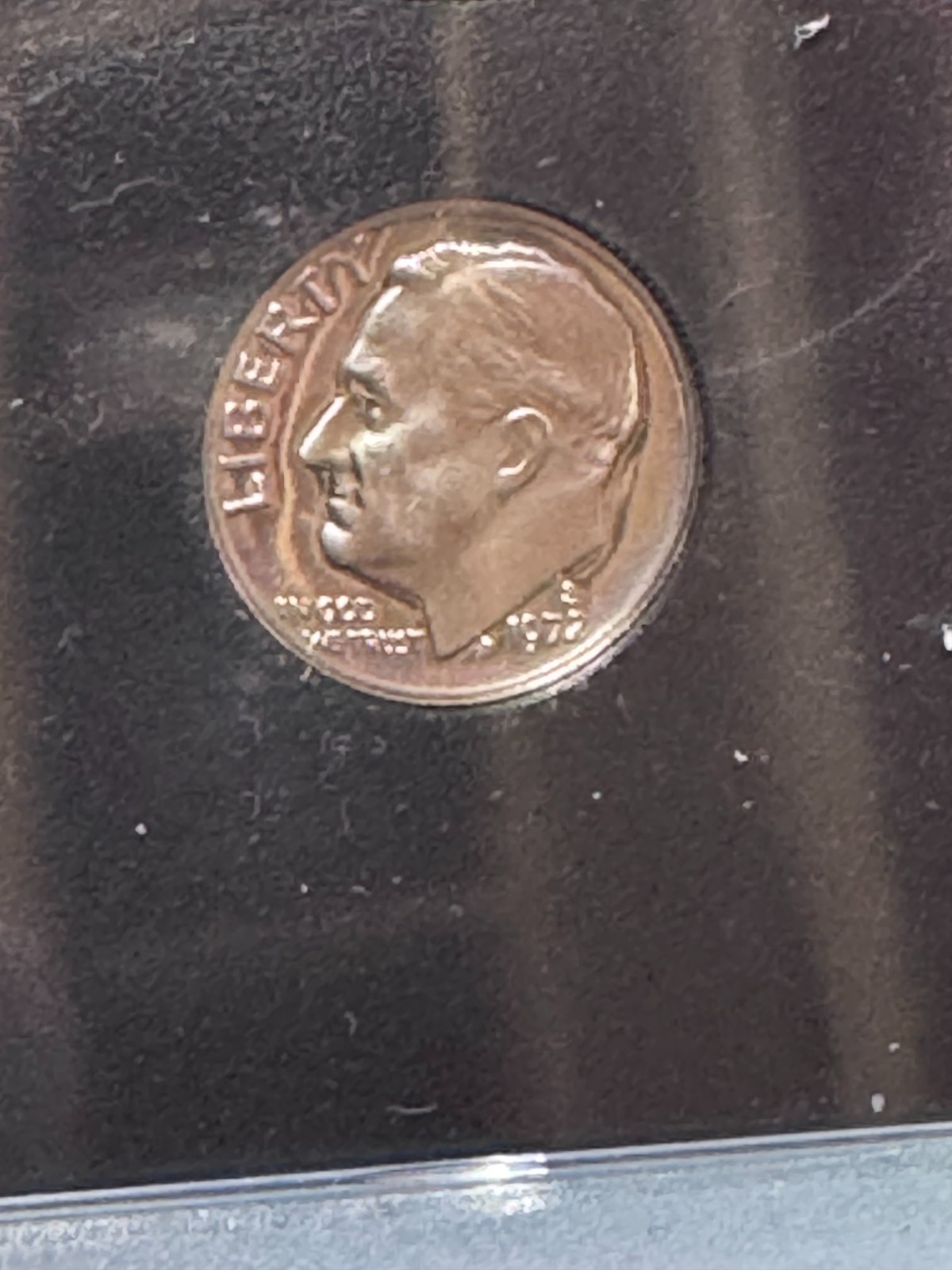 1972 S ROOSEVELT DIME PROOF CLAD GEM FROM MINT SET