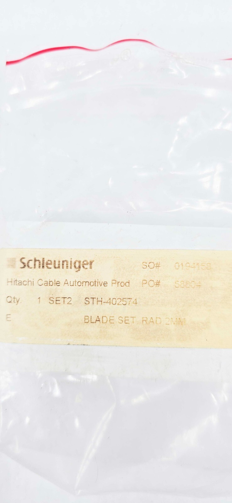 2 PACK Schleuniger "V" Style Replacement Blades 2MM STH-102574