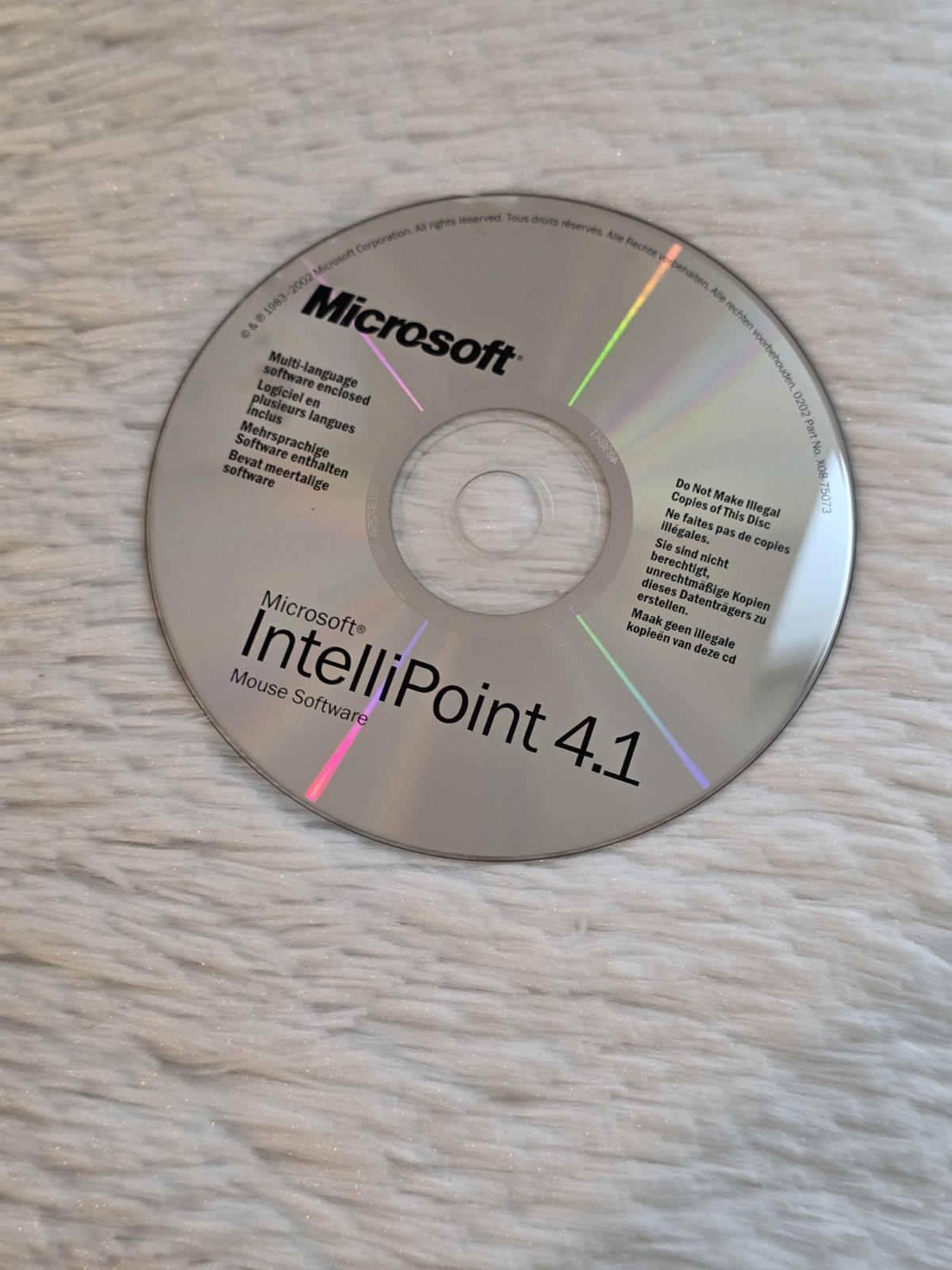 Microsoft Intellipoint 4.1 Mouse Software, Genuine
