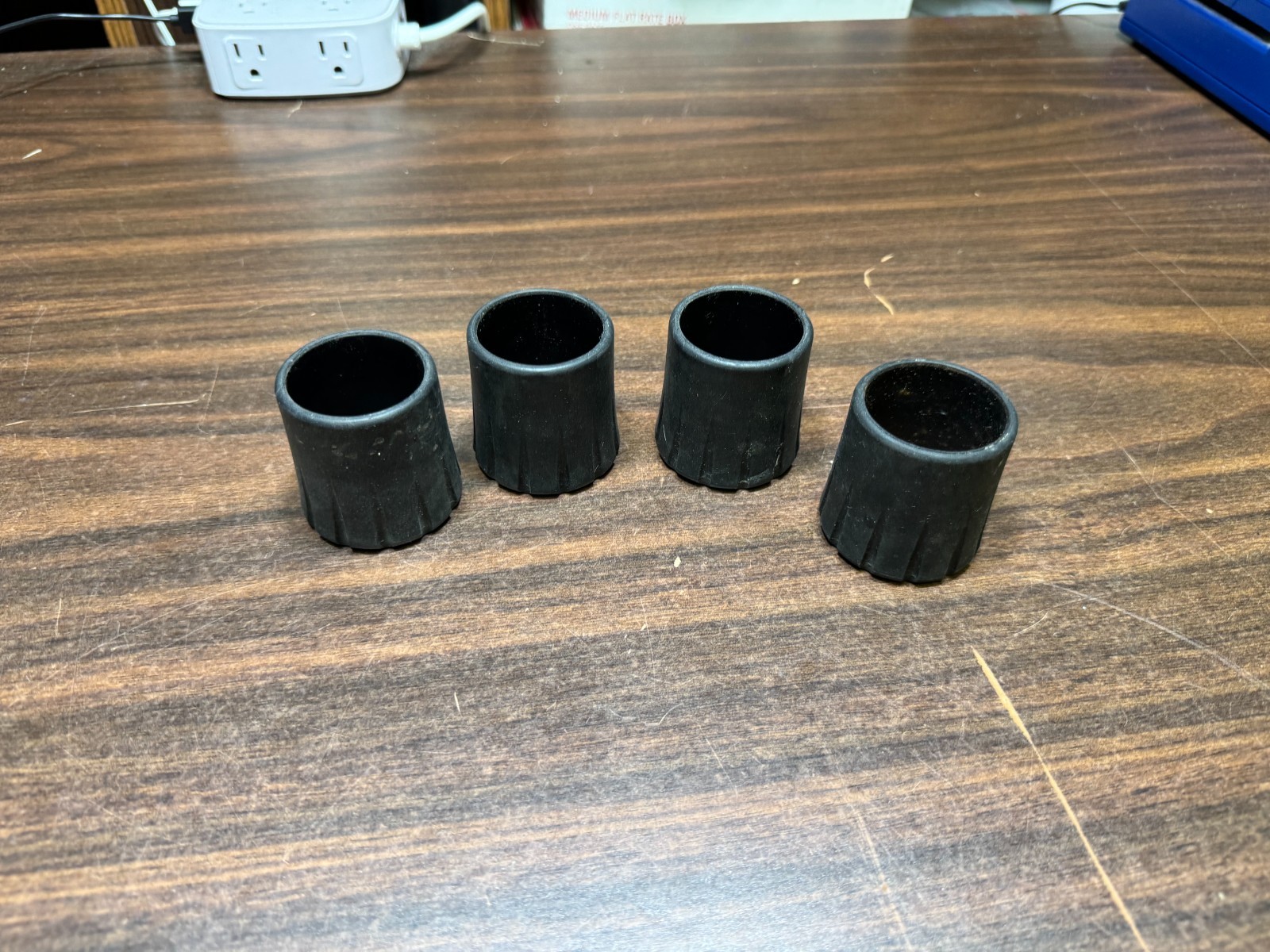 4 Pack - Roland Drum Rack Rubber Feet End Cap for 1.1/2" Diameter Tube