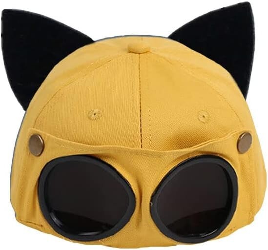 Lot of 2 Graceice Baseball Kids Adult Cute Novelty Cartoon Cap Yellow