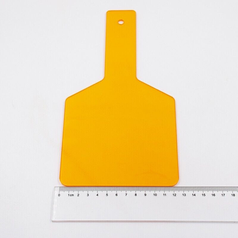 Dental Protective Curing Shield Hand-Held Visible Light Filter Paddle Orange Kit