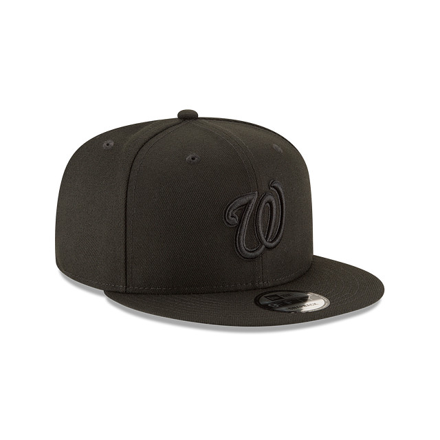Washington Nationals 950 Adjustable Snapback New Era Cap - Black on Black - NWT
