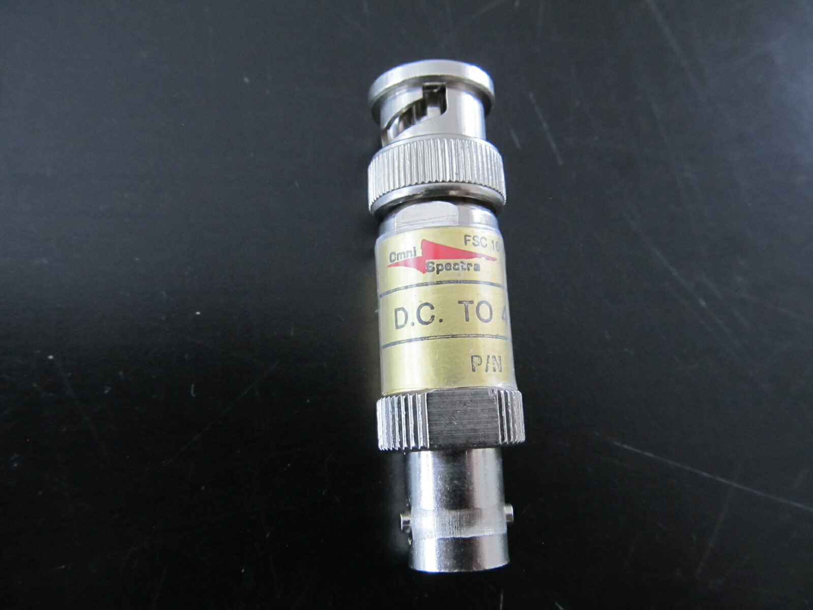 Omni Spectra M/A-COM Attenuator 3282-6174-20, BNC m, BNC f, 20 dB, DC- 4 GHz