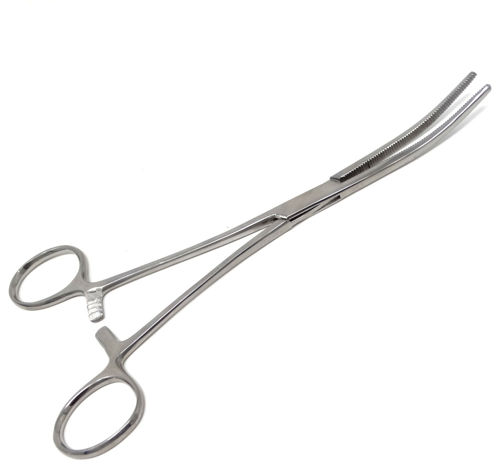 Heavy Duty 9" Curved Pean Hemostat Locking Forceps Full Serrated Veterinary